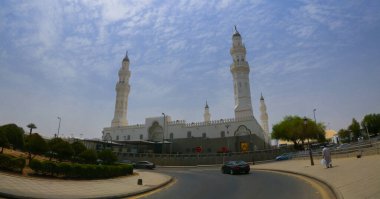 Quba Cami Kulesi 'nin güzel manzarası.