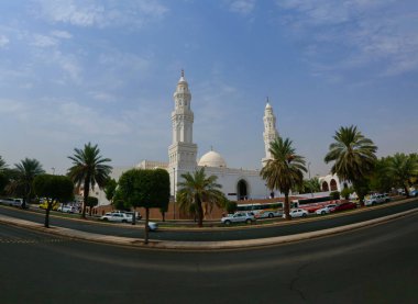 Quba Cami Kulesi 'nin güzel manzarası.