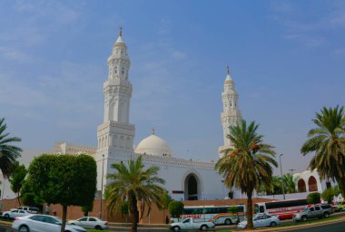 Quba Cami Kulesi 'nin güzel manzarası.