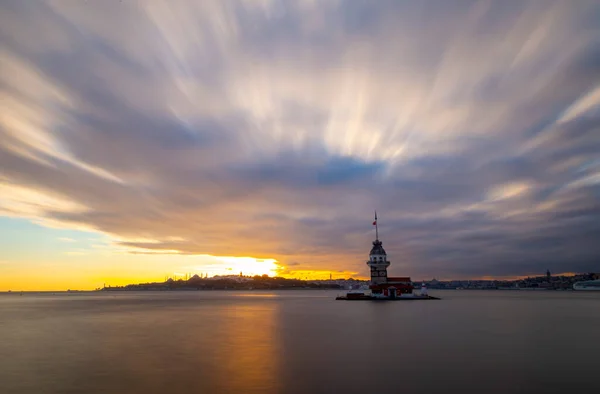 Maiden\'s Tower was photographed as a long exposure with Nd 10 stop filter, fantastic images were obtained, there is no Maiden\'s Tower anymore, the photos are archival.