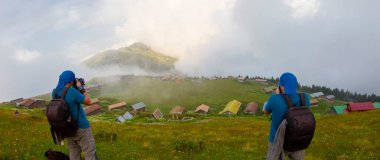 Sal Plateau in Rize in Camlihemsin, Sal highland in the Black Sea and Turkey