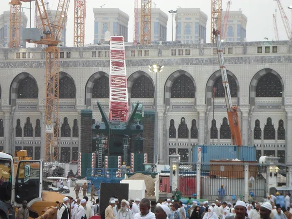 Mekke Suudi Arabistan Kasım 2017 Hacılar Dev Turnanın Çöktüğü Ulu — Stok fotoğraf