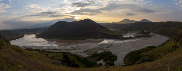 Der Meke See Türkisch Meke Ist Ein Vulkanischer Kratersee Der — Stockfoto