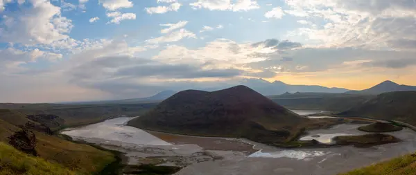 Der Meke See Türkisch Meke Ist Ein Vulkanischer Kratersee Der — Stockfoto