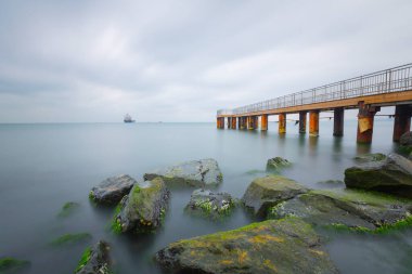 İskele fotoğrafları yüksek deklanşör hızıyla çekildi
