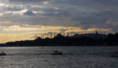  İstanbul 'un en güzel manzara silueti.