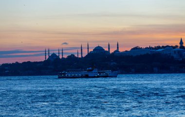  İstanbul 'un en güzel manzara silueti.