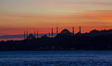  İstanbul 'un en güzel manzara silueti.