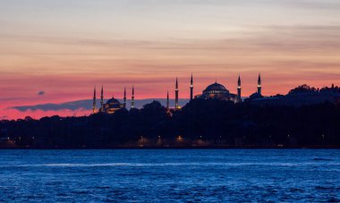  İstanbul 'un en güzel manzara silueti.