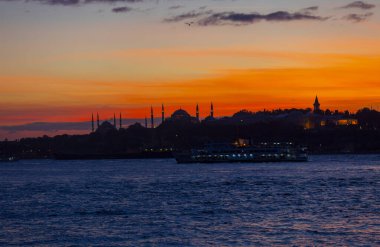  İstanbul 'un en güzel manzara silueti.
