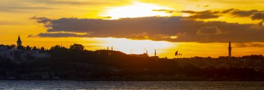  İstanbul 'un en güzel manzara silueti.