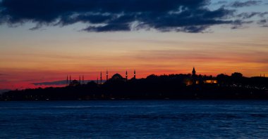  İstanbul 'un en güzel manzara silueti.