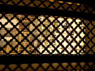 Kabe, Mekke, Suudi Arabistan 'ın kapıları ve detayları.