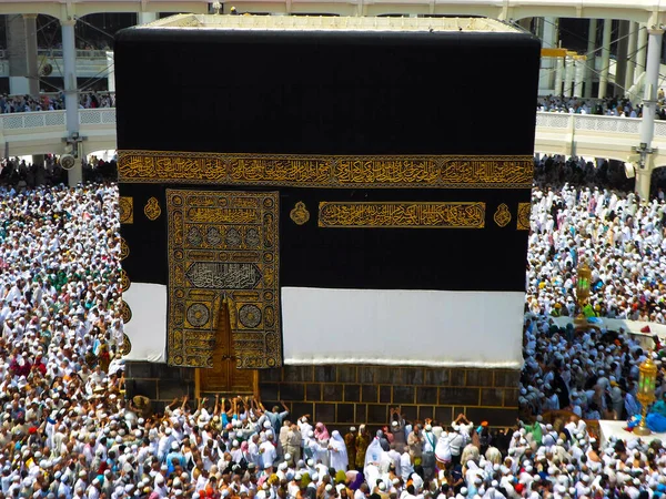 Porte Dettagli Del Luogo Santo Kaaba Mecca Saudi Arabia — Foto Stock