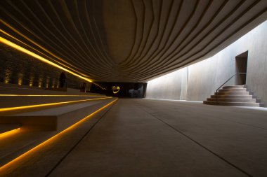 Ünlü Sancaklar Camii Camii 'nin iç manzarası.