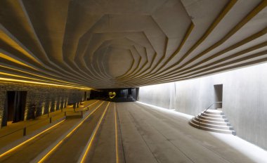 Ünlü Sancaklar Camii Camii 'nin iç manzarası.