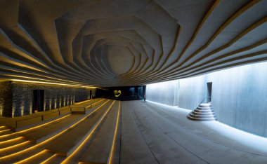 Ünlü Sancaklar Camii Camii 'nin iç manzarası.