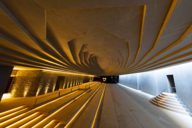 Ünlü Sancaklar Camii Camii 'nin iç manzarası.