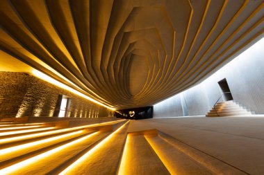 Ünlü Sancaklar Camii Camii 'nin iç manzarası.
