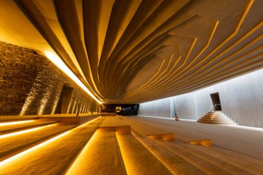 Ünlü Sancaklar Camii Camii 'nin iç manzarası.