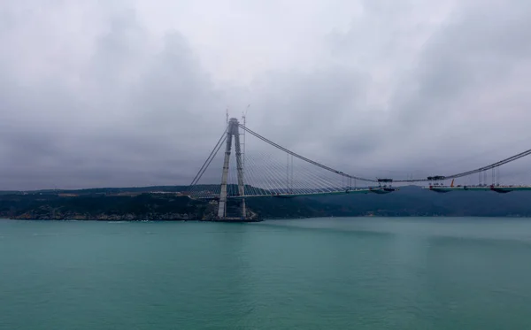 ヤヴズ サルタン セリム橋が建設されている間 イスタンブール トルコ — ストック写真