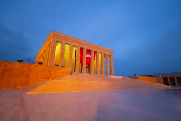 Anitkabir Mausoleet Grundaren Den Turkiska Republiken Mustafa Kemal Ataturk Anitkabir — Stockfoto