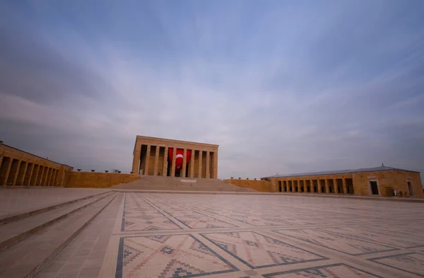 Anitkabir Het Mausoleum Van Stichter Van Turkse Republiek Mustafa Kemal — Stockfoto