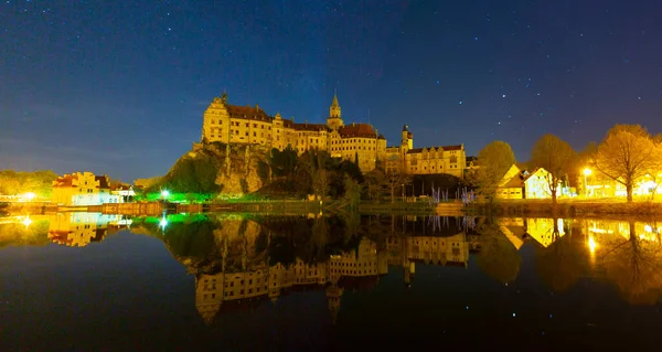 Sigmaringen Germany Baden Wurttemberg Royal Sigmaringen Castle Rock Danube River — Stockfoto