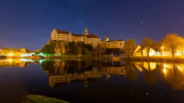 Sigmaringen Germany Baden Wurttemberg Royal Sigmaringen Castle Rock Danube River — Stockfoto