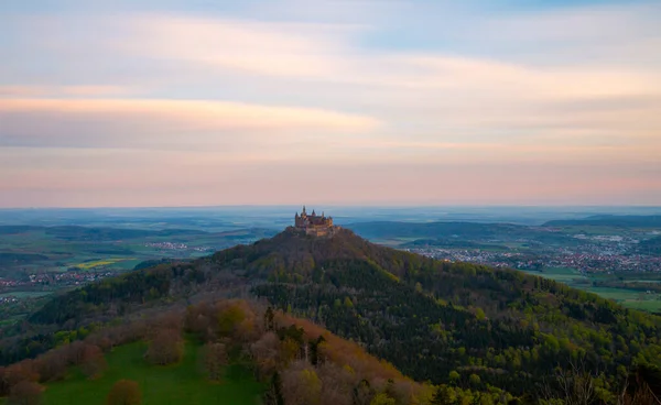 View Hohenzollern Castle Swabian Alps Baden Wurttemberg Germany — Stock Photo, Image