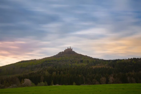 Vista Del Castillo Hohenzollern Los Alpes Suabos Baden Wurttemberg Alemania — Foto de Stock
