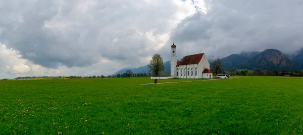 Coloman Kerk Schwangau Zuid Duitsland — Stockfoto