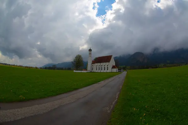 Coloman Kerk Schwangau Zuid Duitsland — Stockfoto