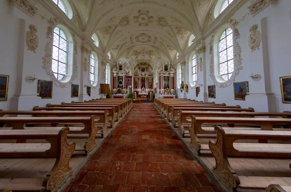 Kościół Kolumba Schwangau Południowe Niemcy — Zdjęcie stockowe