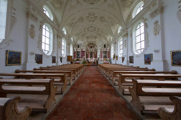 Kościół Kolumba Schwangau Południowe Niemcy — Zdjęcie stockowe