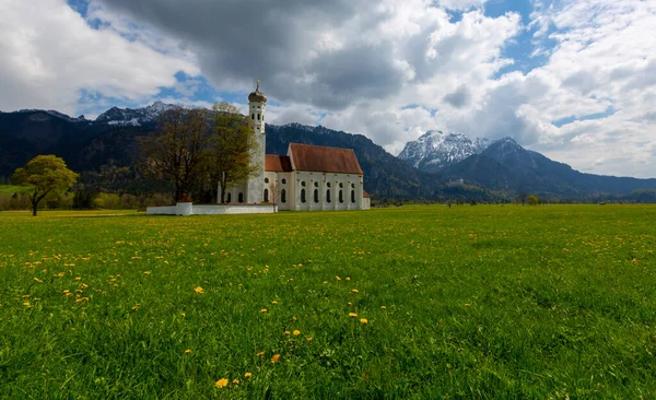 Iglesia San Colomán Schwangau Sur Alemania — Foto de Stock