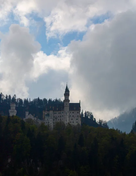 Zomer Landschap Uitzicht Beroemde Toeristische Attractie Beierse Alpen Het 19E — Stockfoto