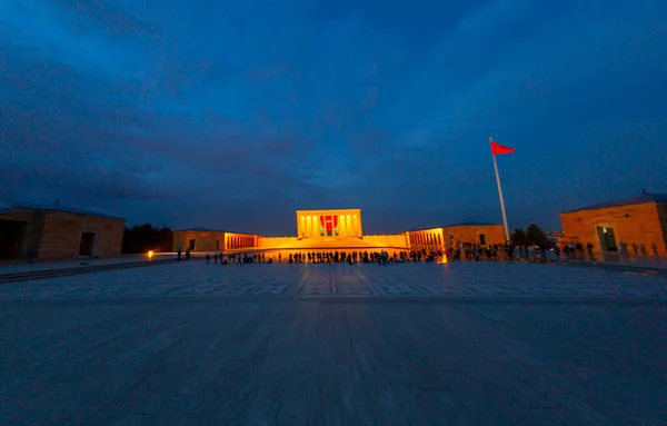 Anitkabir Mausoleo Del Fundador República Turca Mustafa Kemal Ataturk Anitkabir — Foto de Stock