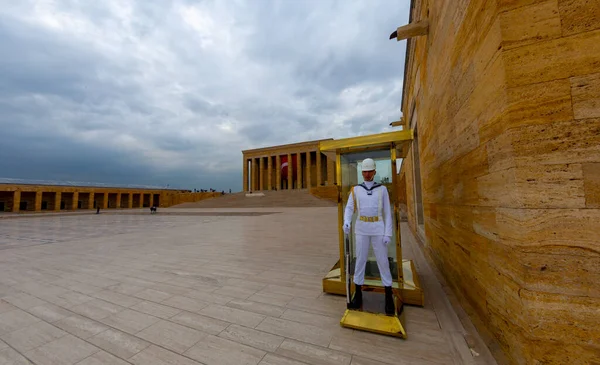 Anitkabir Mausoleum Founder Turkish Republic Mustafa Kemal Ataturk Anitkabir One — Stock Photo, Image