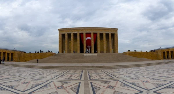 Anitkabir Mausoleum Founder Turkish Republic Mustafa Kemal Ataturk Anitkabir One — Stock Photo, Image