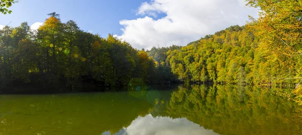 土耳其博卢Yedigoller国家公园秋季景观 7个湖泊 — 图库照片