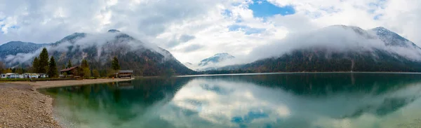 Jezioro Plansee Alpach Austriackich — Zdjęcie stockowe