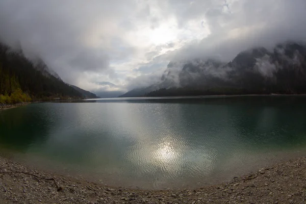 Plansee Lago Los Alpes Austríacos — Foto de Stock