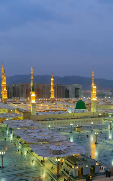 Madinah Saudi Arabia Masjid Nabawi — стокове фото