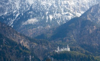 Neuschwanstein Şatosu, Fussen, Bavyera, Almanya