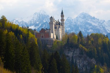 Neuschwanstein Şatosu, Fussen, Bavyera, Almanya