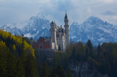 Neuschwanstein Şatosu, Fussen, Bavyera, Almanya