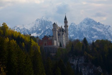 Neuschwanstein Şatosu, Fussen, Bavyera, Almanya