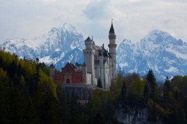 Neuschwanstein Şatosu, Fussen, Bavyera, Almanya
