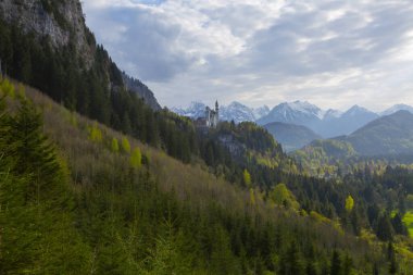 Neuschwanstein Şatosu, Fussen, Bavyera, Almanya